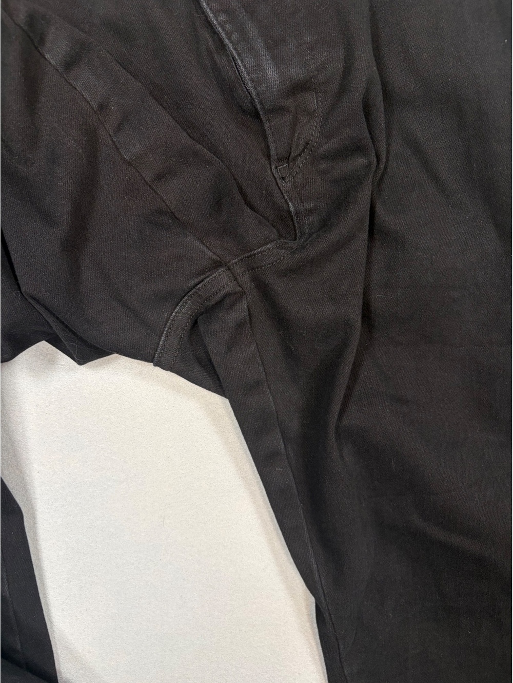 Judy Blue Black Crossover Asymmetrical Waistband Dad Jeans Size 16W Stretch - Picture 10 of 16